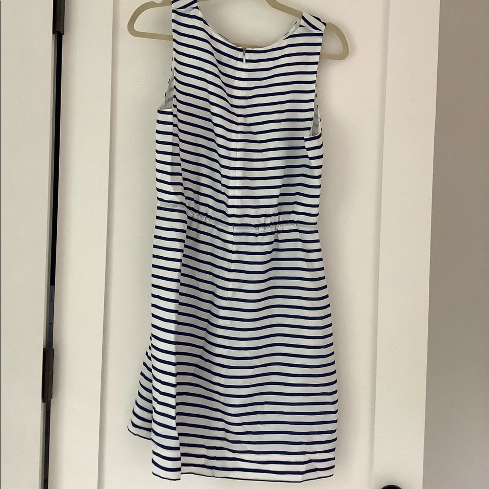 J. Crew striped midi dress size 8